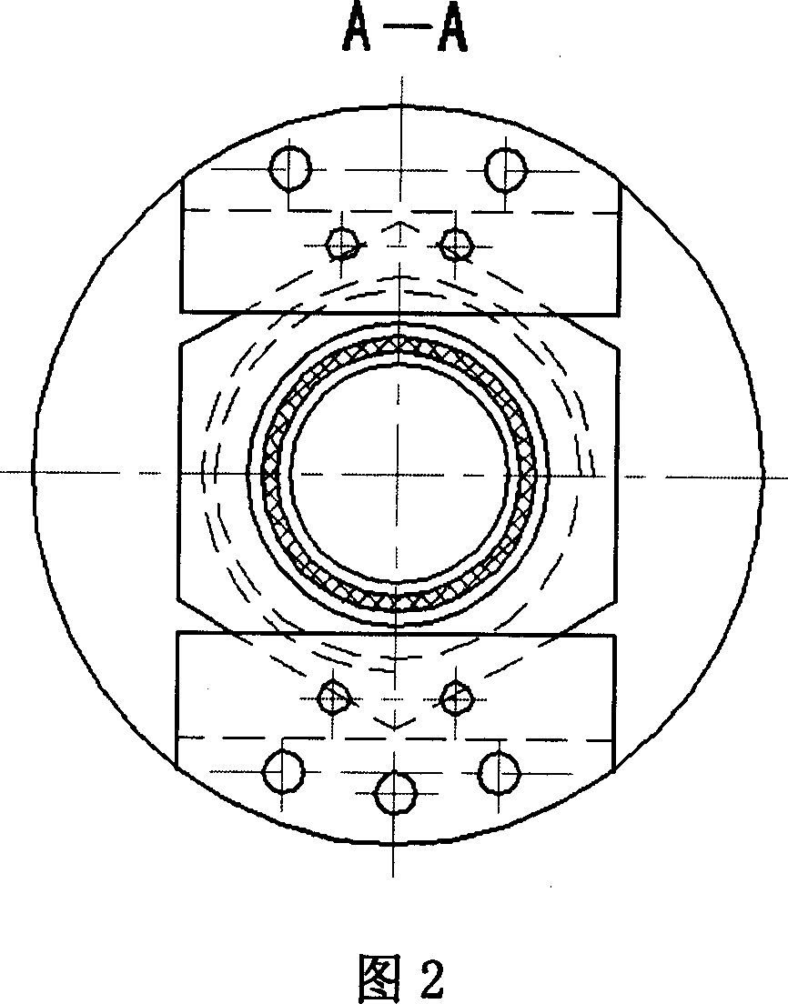 Fluid driving bending joint of spiral spring frame