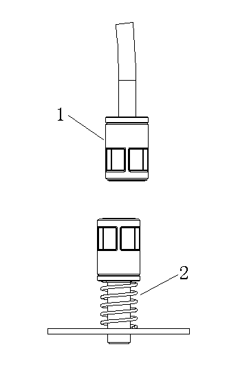 Connection structure of water pipes