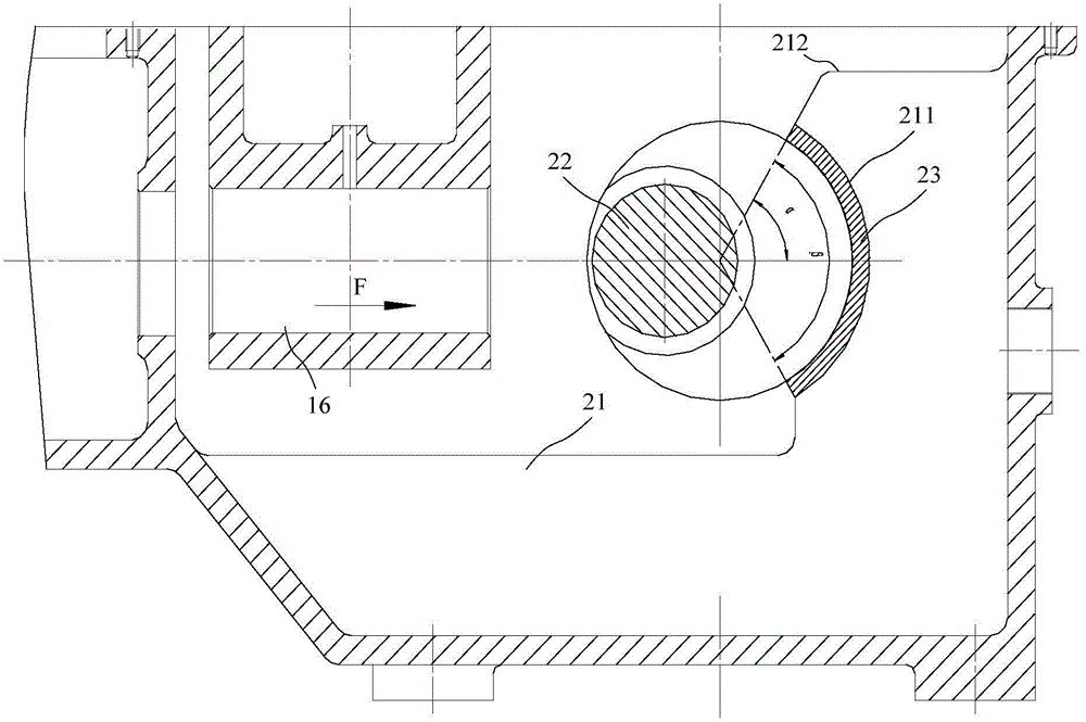 Homogenizer transmission case structure