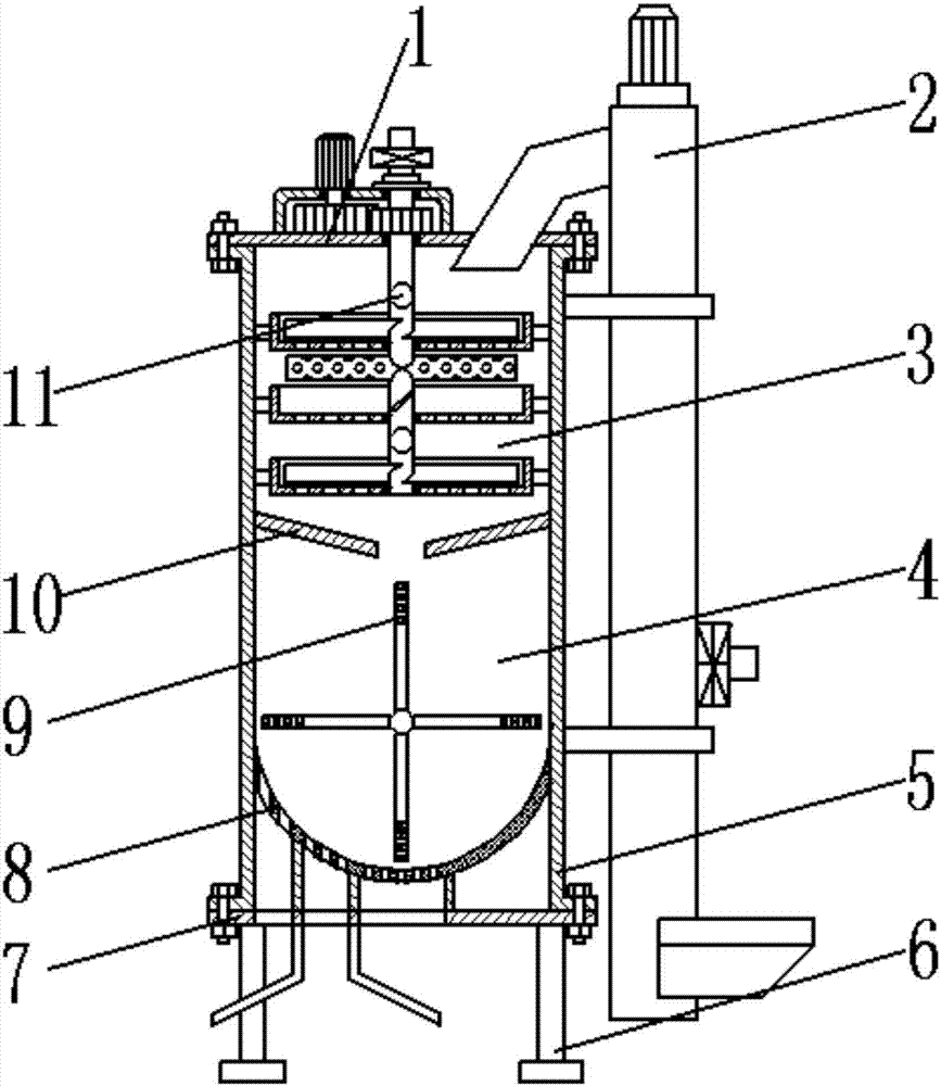 Grading sand screening device for building construction