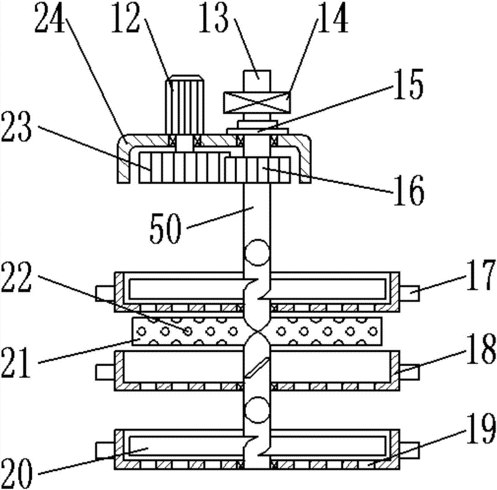 Grading sand screening device for building construction