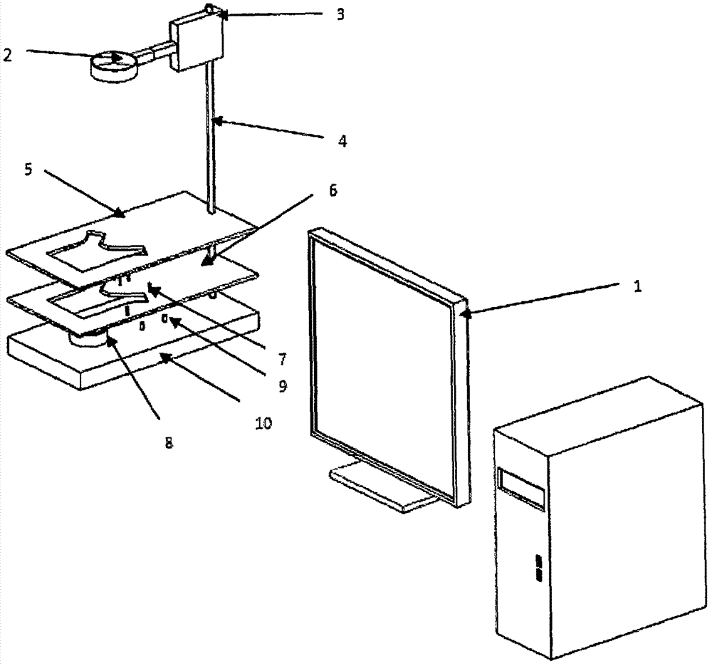 High-quality vein image development system