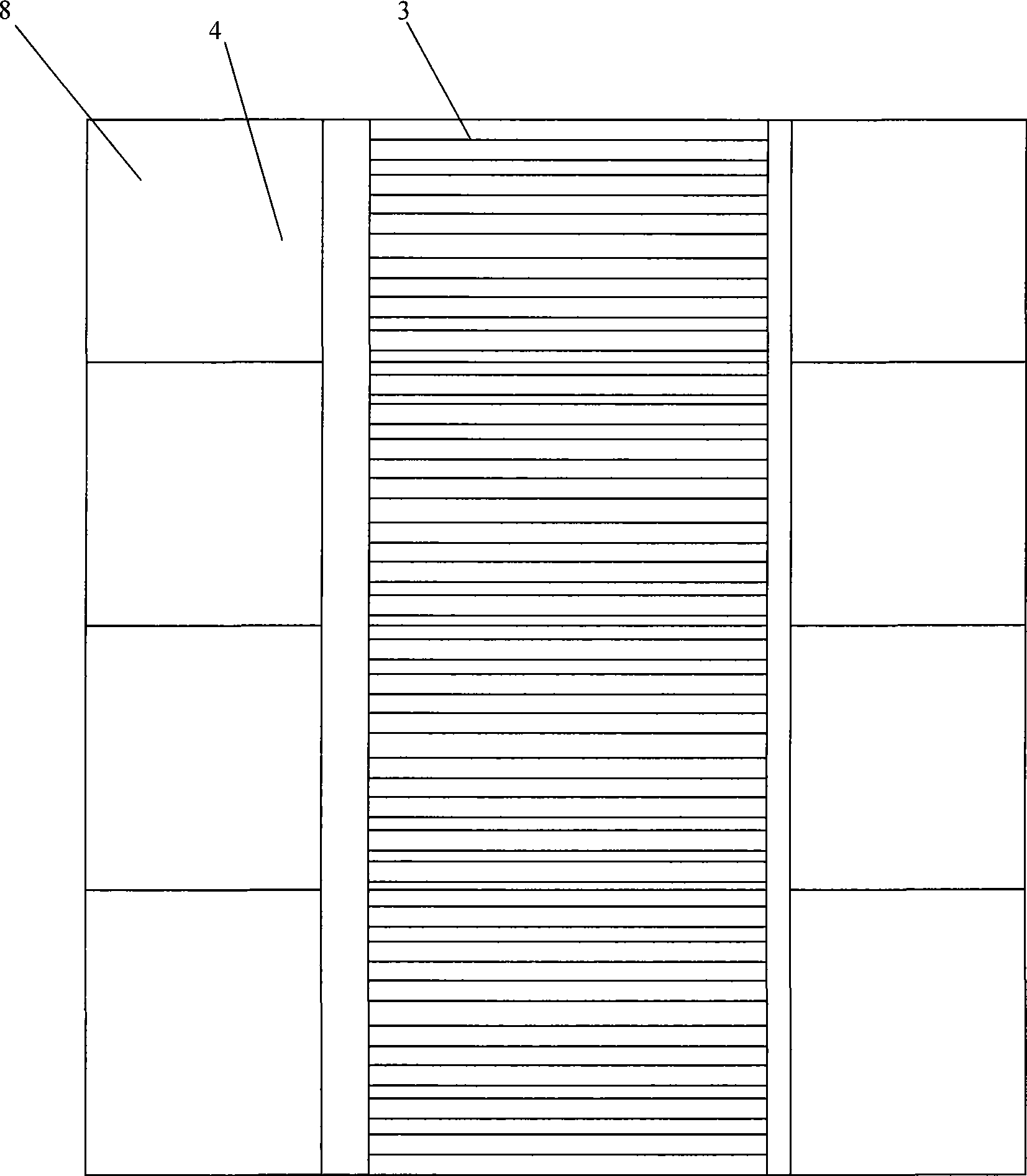 Solar water heater integration structure for buildings