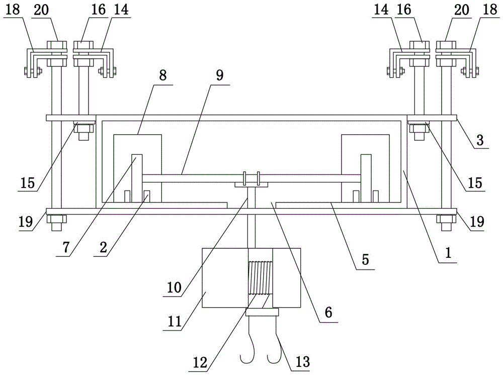 Low-voltage capacitor element replacing device for 500kV transformer station