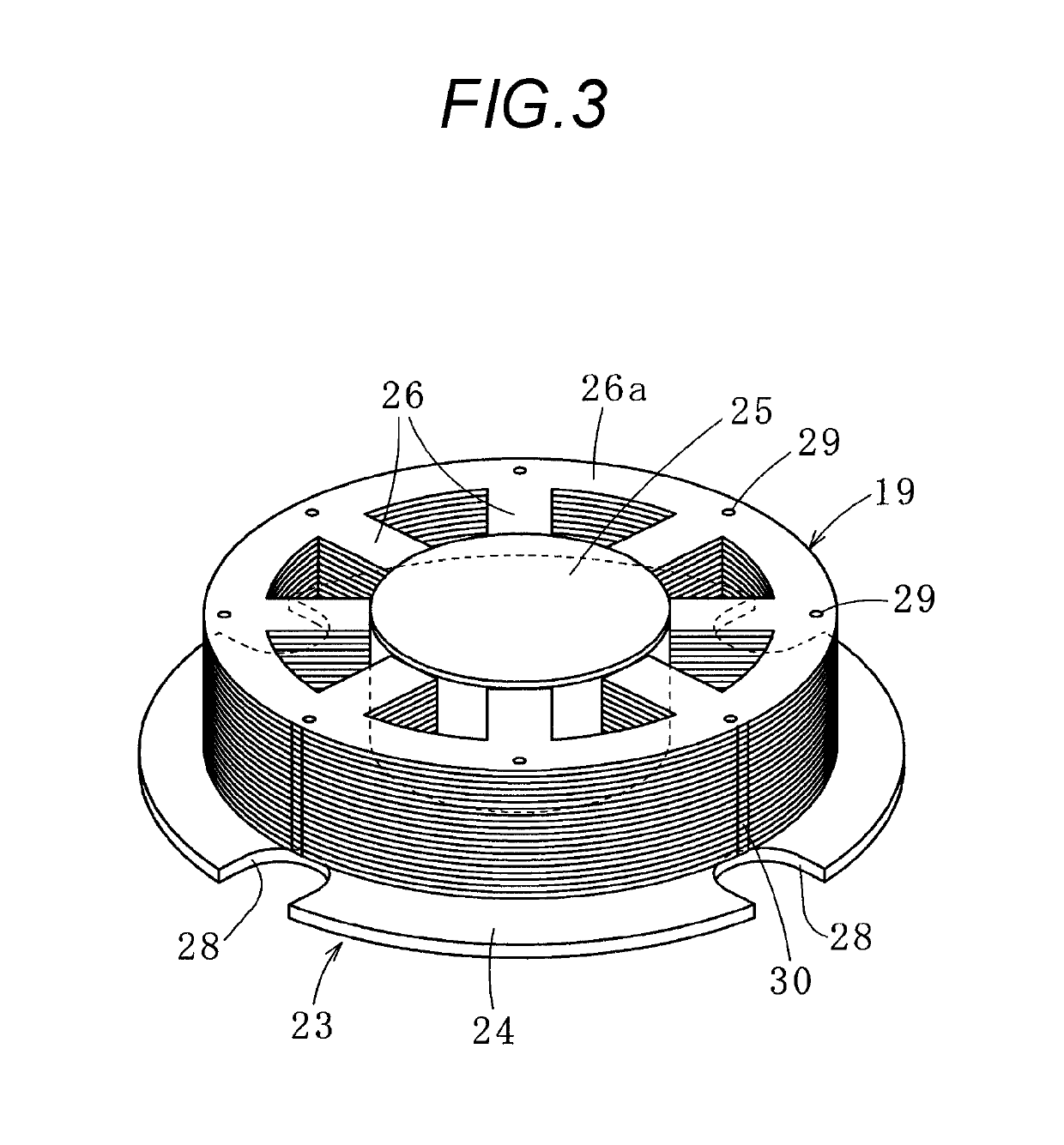 Method for manufacturing laminated core