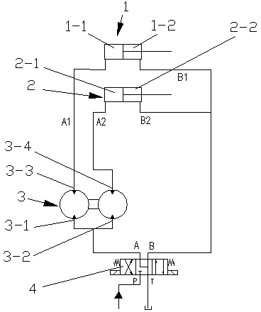 Shearing synchronous oil circuit for flash welding machine