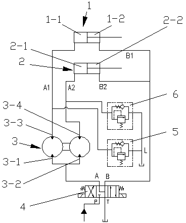 Shearing synchronous oil circuit for flash welding machine