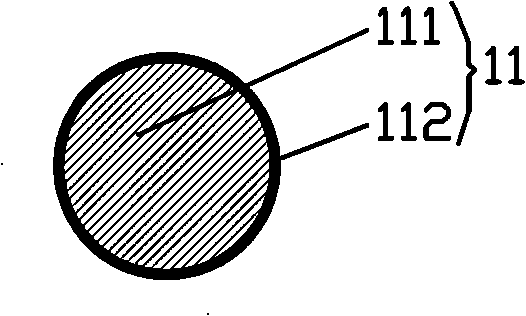 Copper coated aluminum dual-core flame-retardant flexible electric cable and manufacturing method thereof