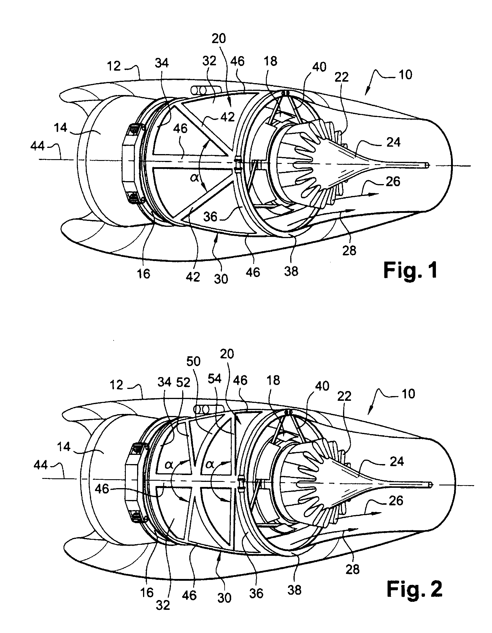 External fan duct casing in a turbomachine