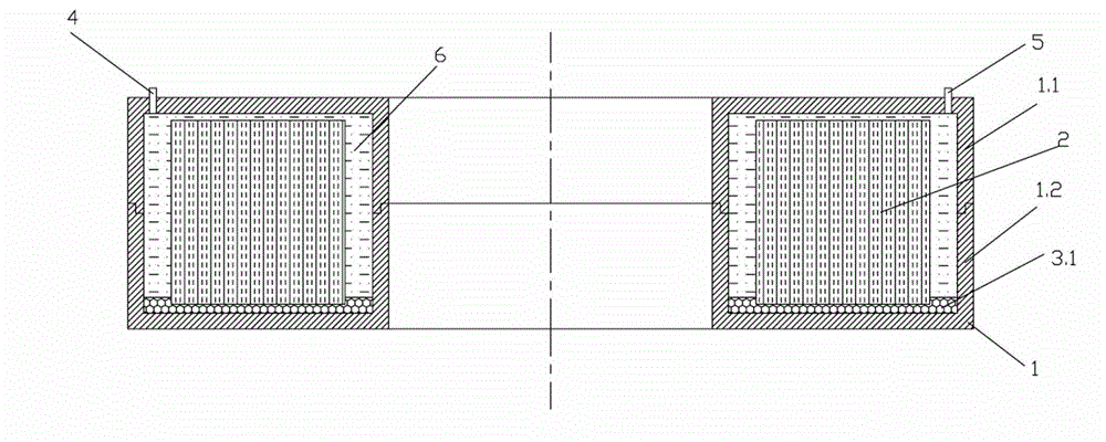 Stress sensitivity transformer iron core with protecting box and stress-free fixing method thereof