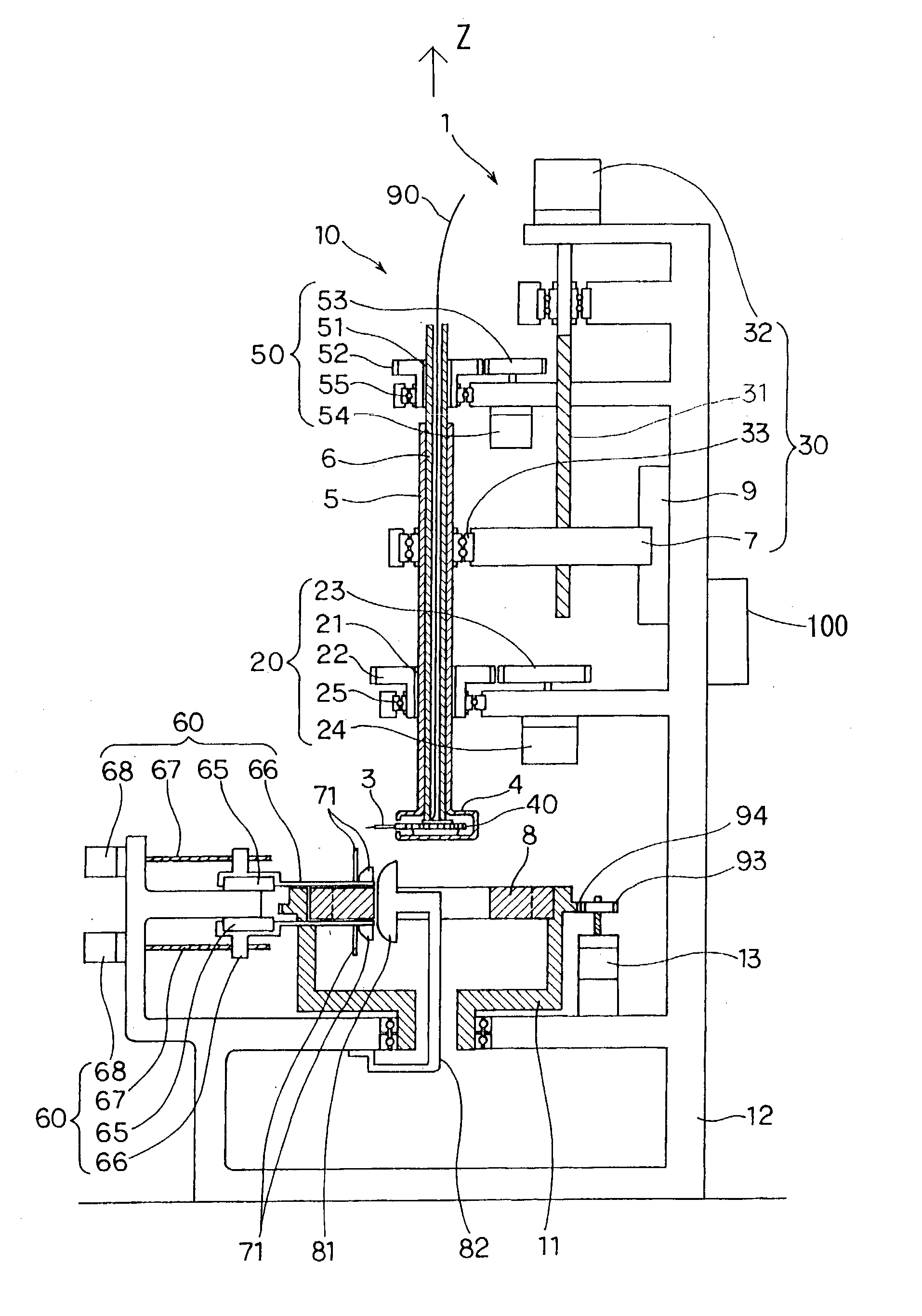 Winding method and winding device