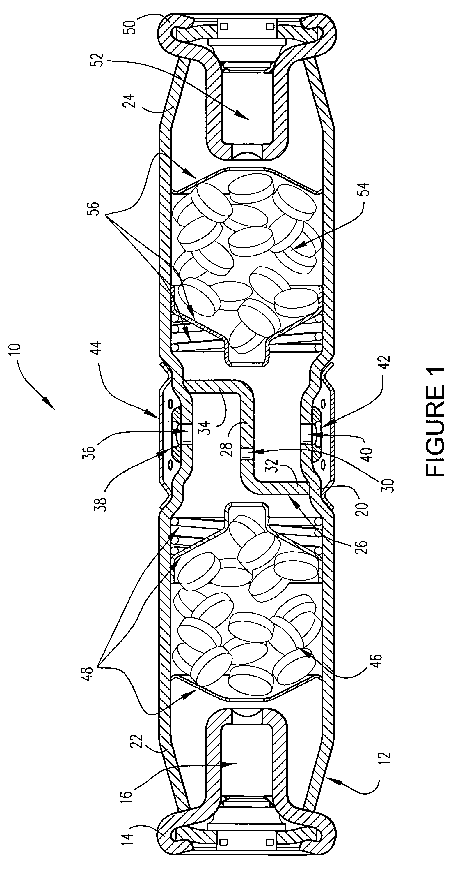 Compact multi-level output gas generator