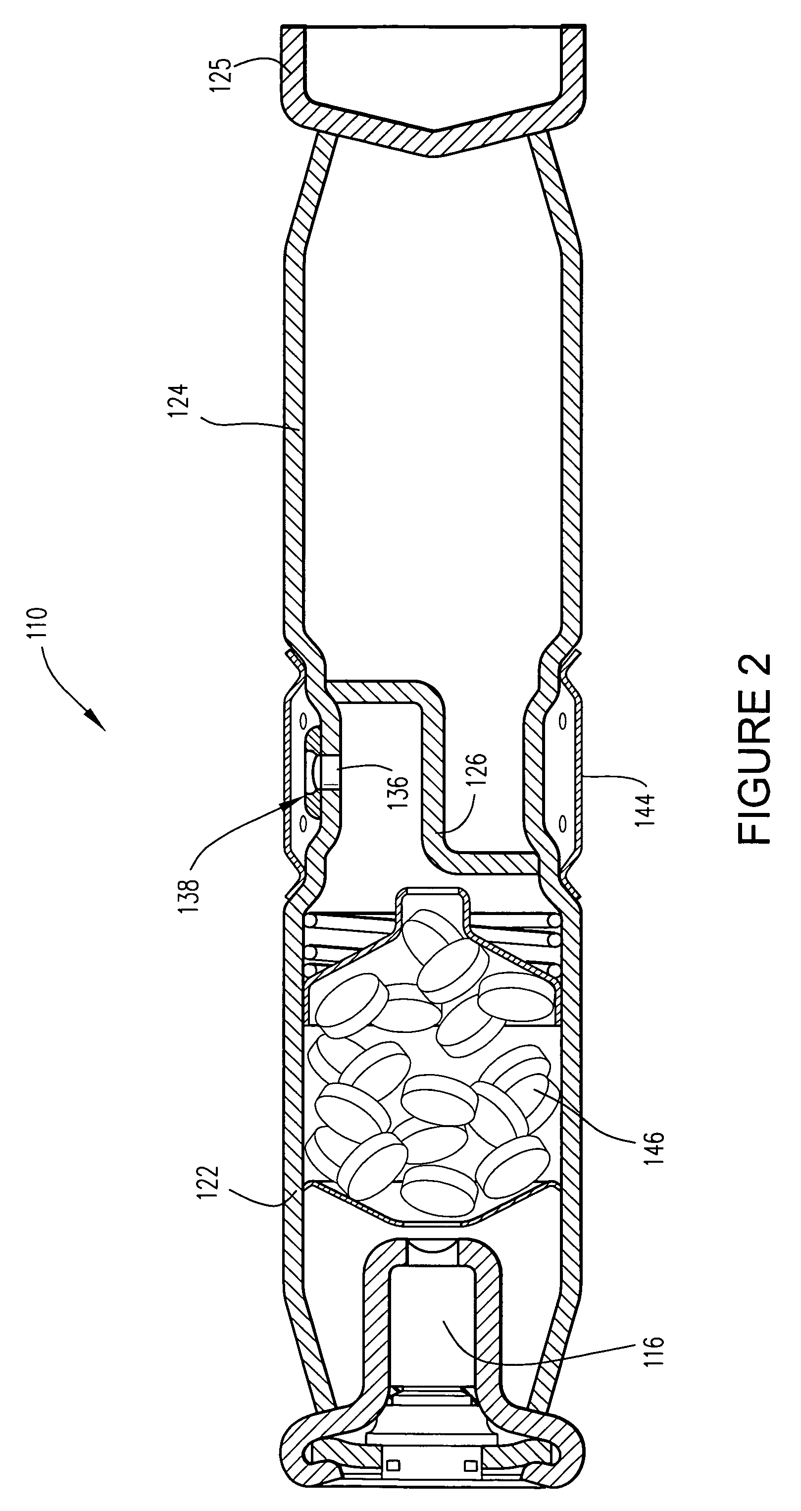 Compact multi-level output gas generator