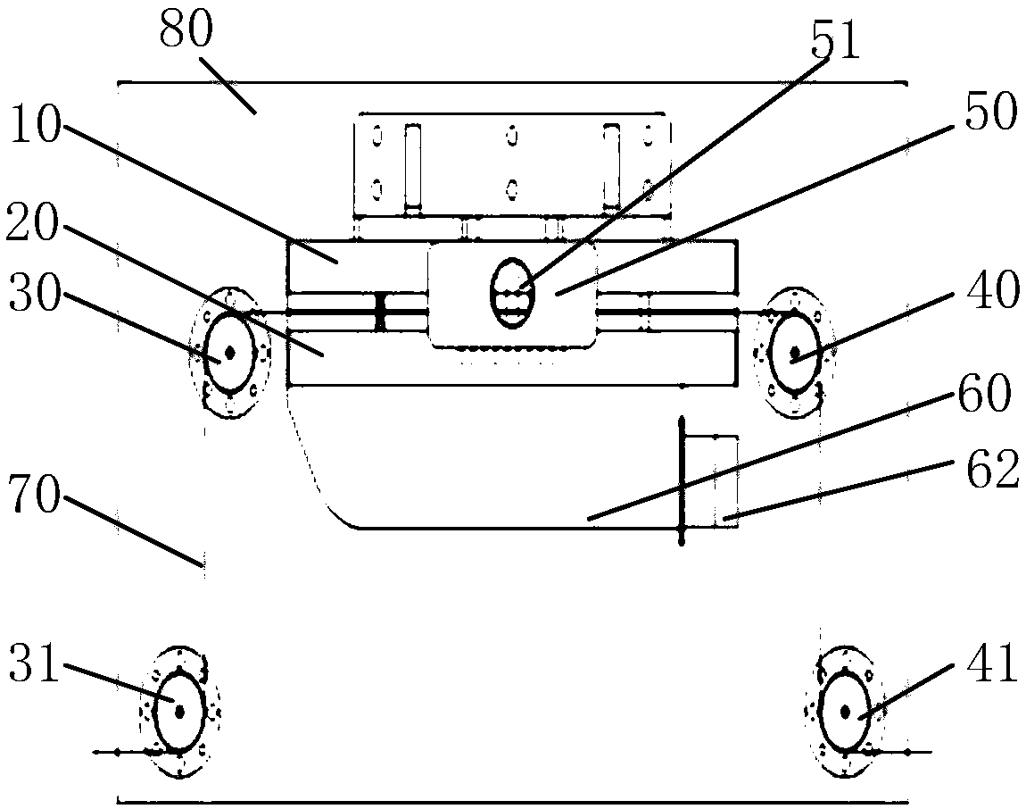 Lug laser cutting device, workbench assembly and lug laser cutting method