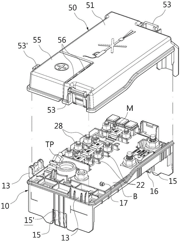 Battery block for vehicle