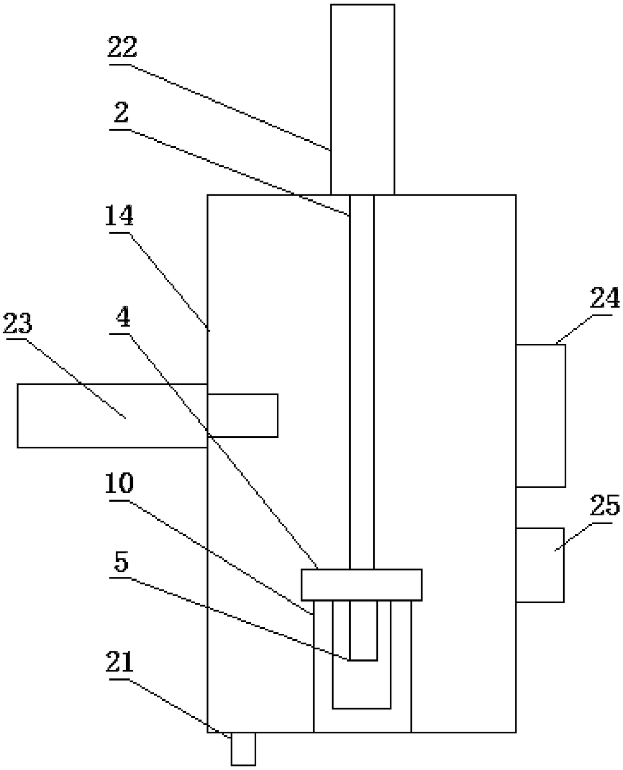 Pretreatment device of sample for measuring secondary electron emission characteristic of material