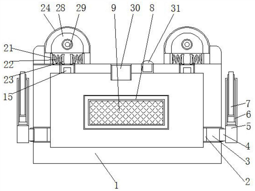 Set top box with data line arrangement mechanism