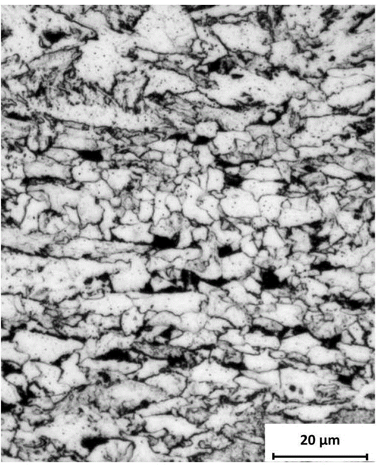 A method for producing pipeline steel plates using continuous casting slabs under the condition of small compression ratio