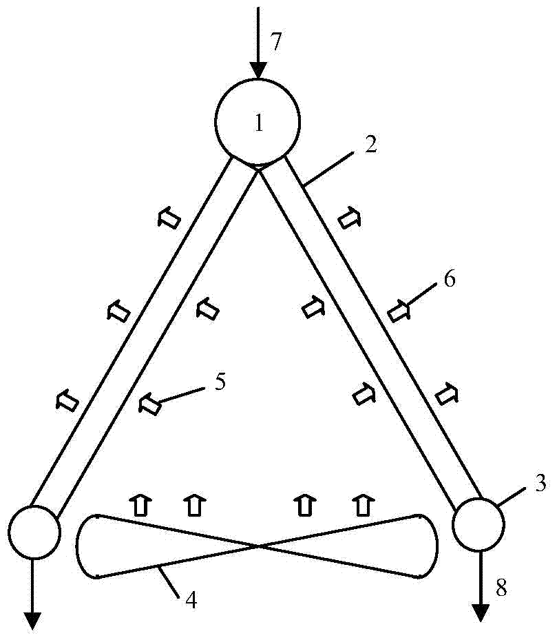 Air cooling island array control method based on temperature field and velocity field