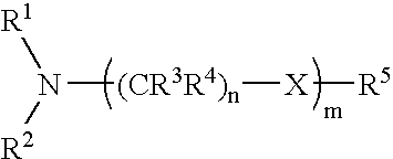 Method of deacidizing a gas by partly neutralized multiamines