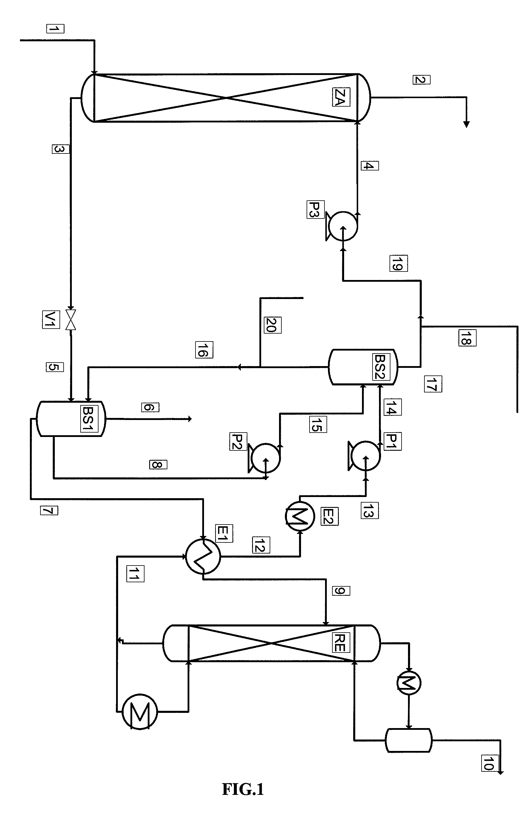 Method of deacidizing a gas by partly neutralized multiamines