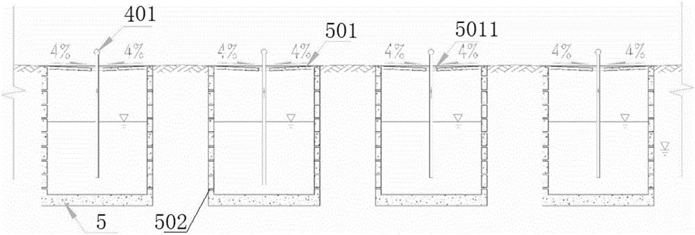 Coral reef sand underground freshwater reserving and using method