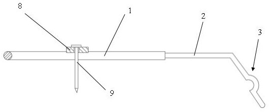 The positioning structure of the implant