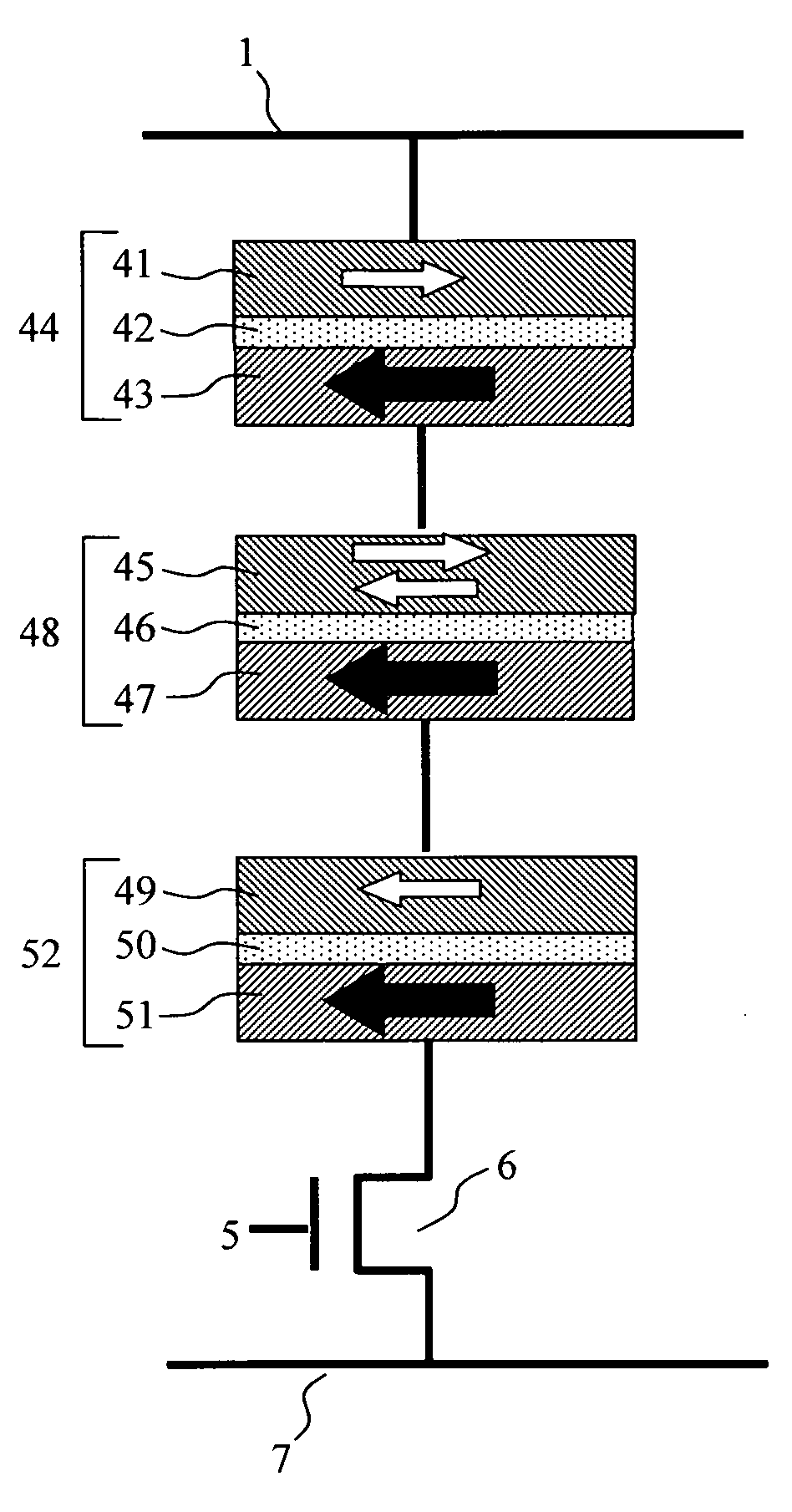 Magnetic memory and method for writing to magnetic memory