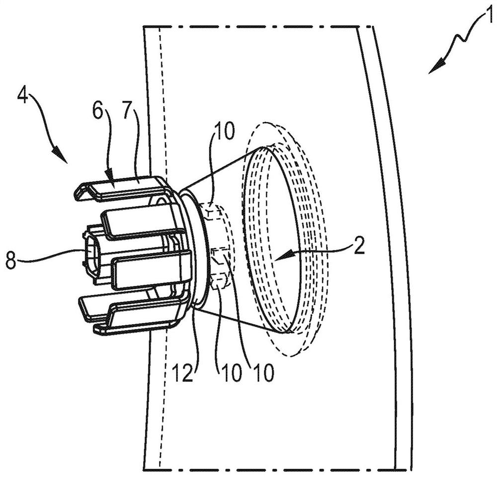 Vehicle component, vehicle and method