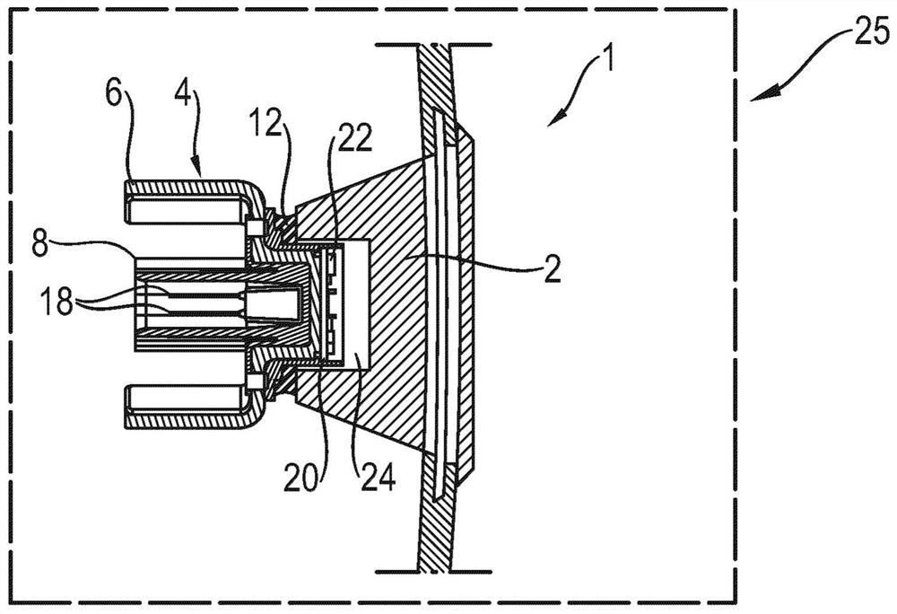 Vehicle component, vehicle and method