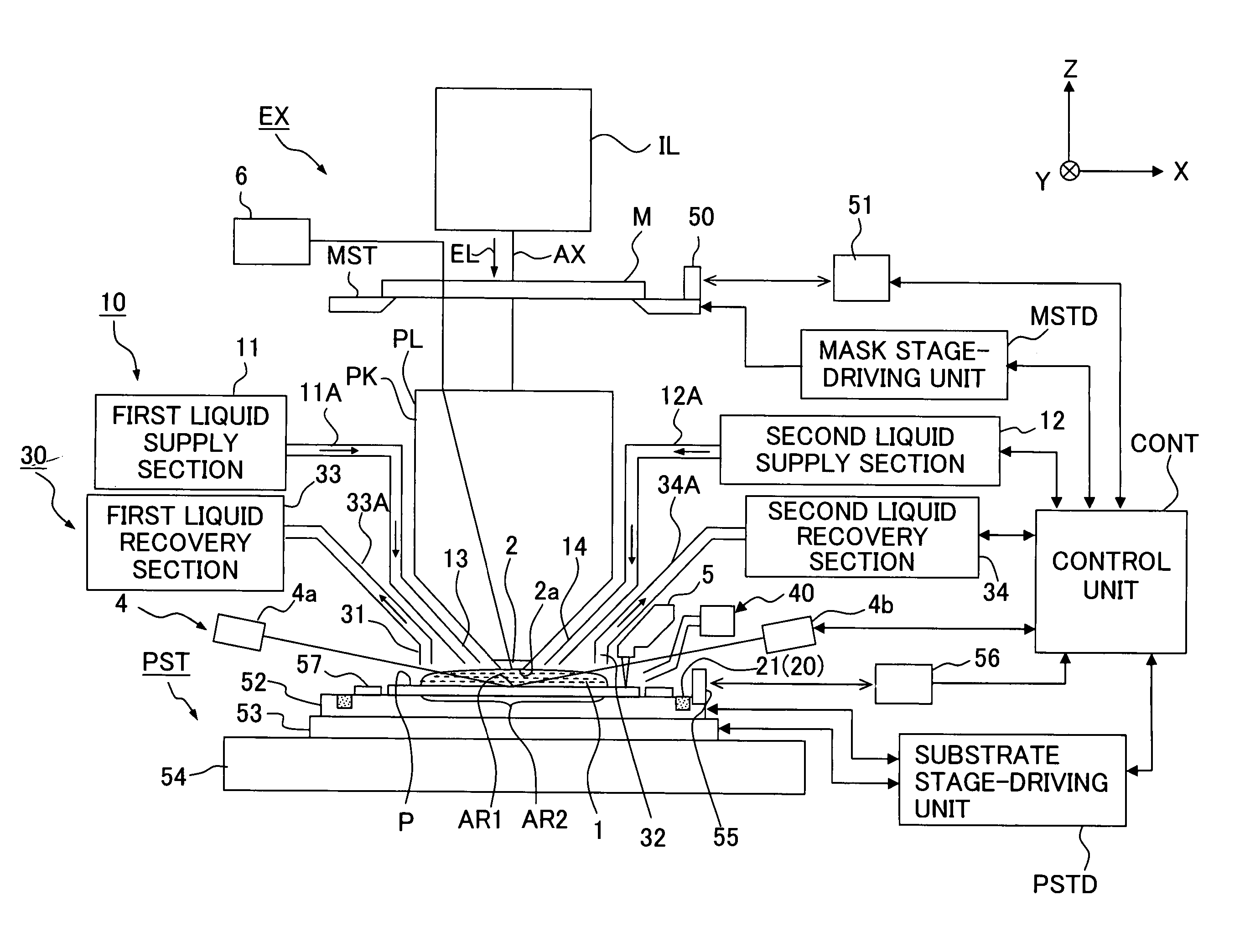 Exposure apparatus and method for producing device