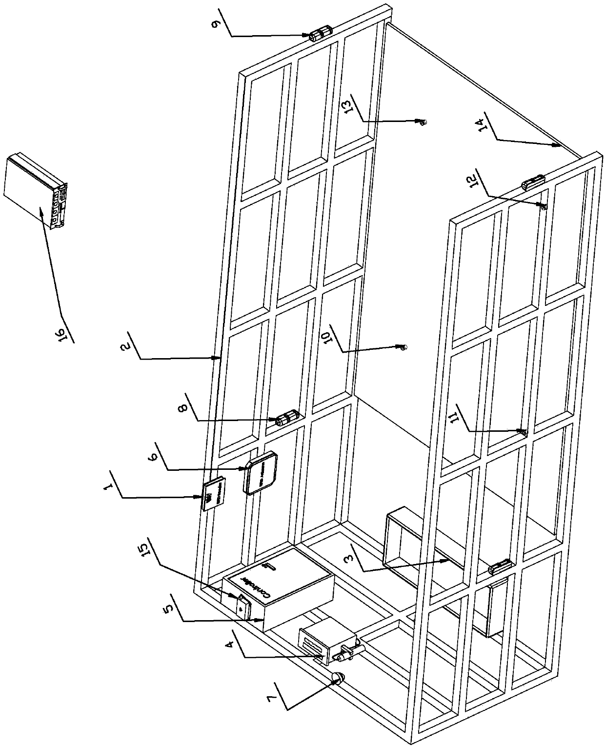 Livestock living body measurement equipment and method