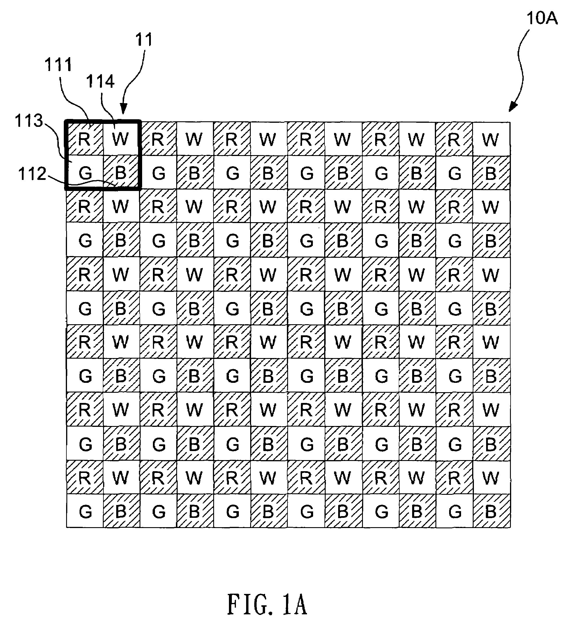 Display and weighted dot rendering method