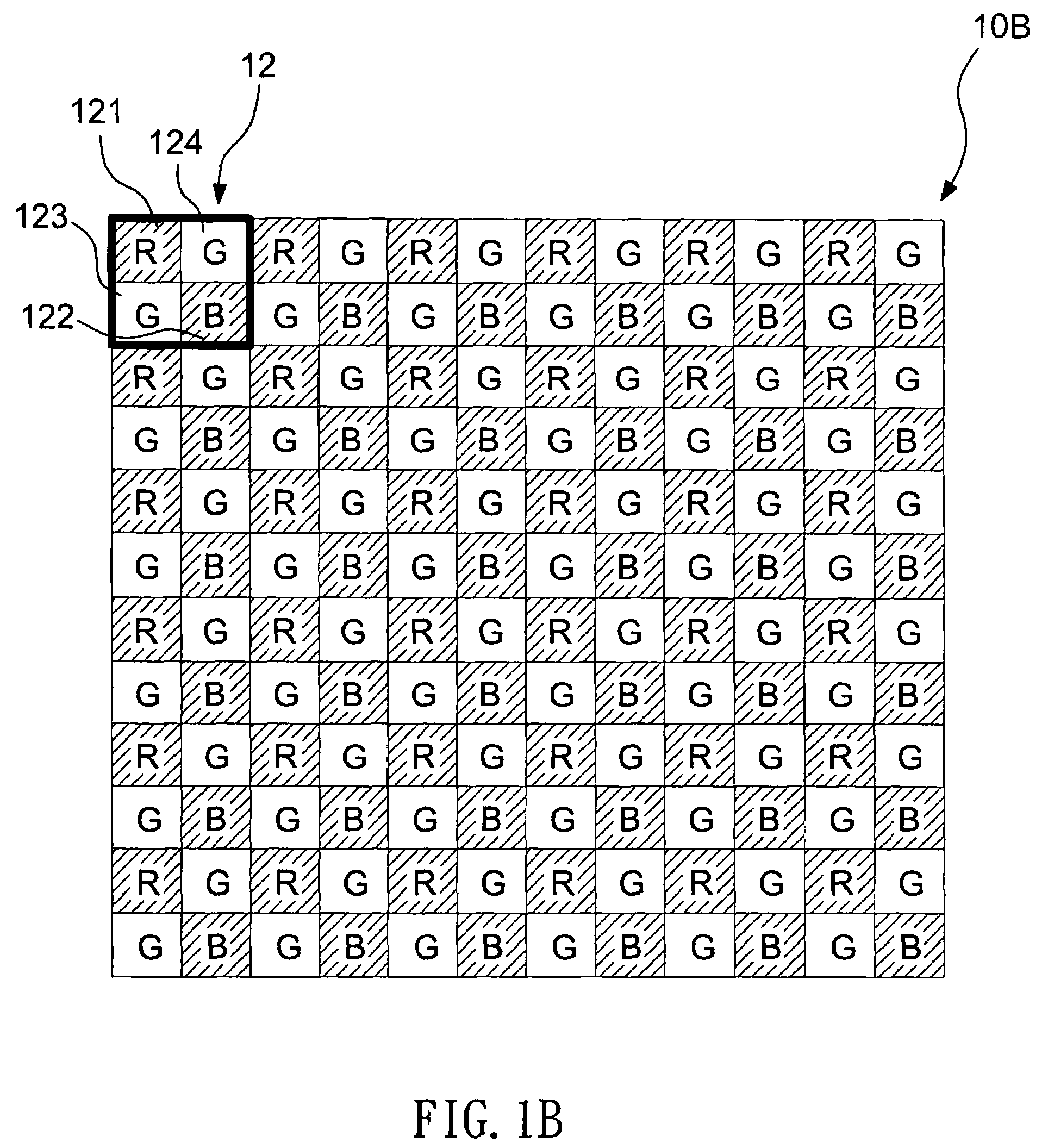 Display and weighted dot rendering method