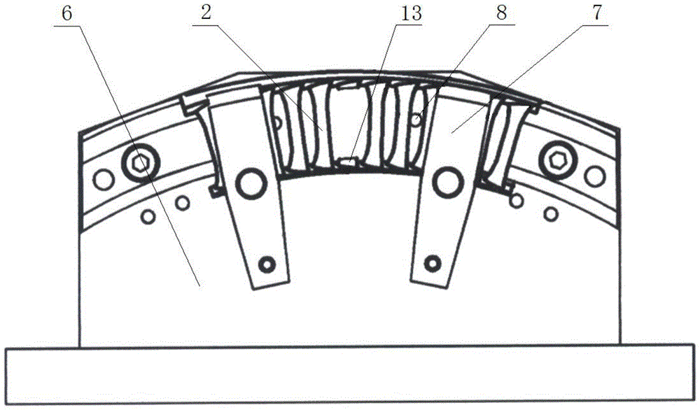 A method for removing damaged blades of an aeroengine stator assembly