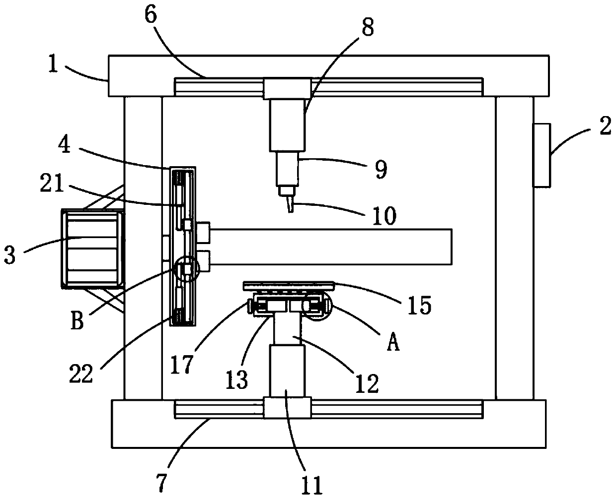 Numerical control machining turning and polishing all-in-one machine