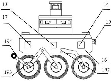 A wheeled robot for all-round inspection of underground tunnels and chambers and its control method