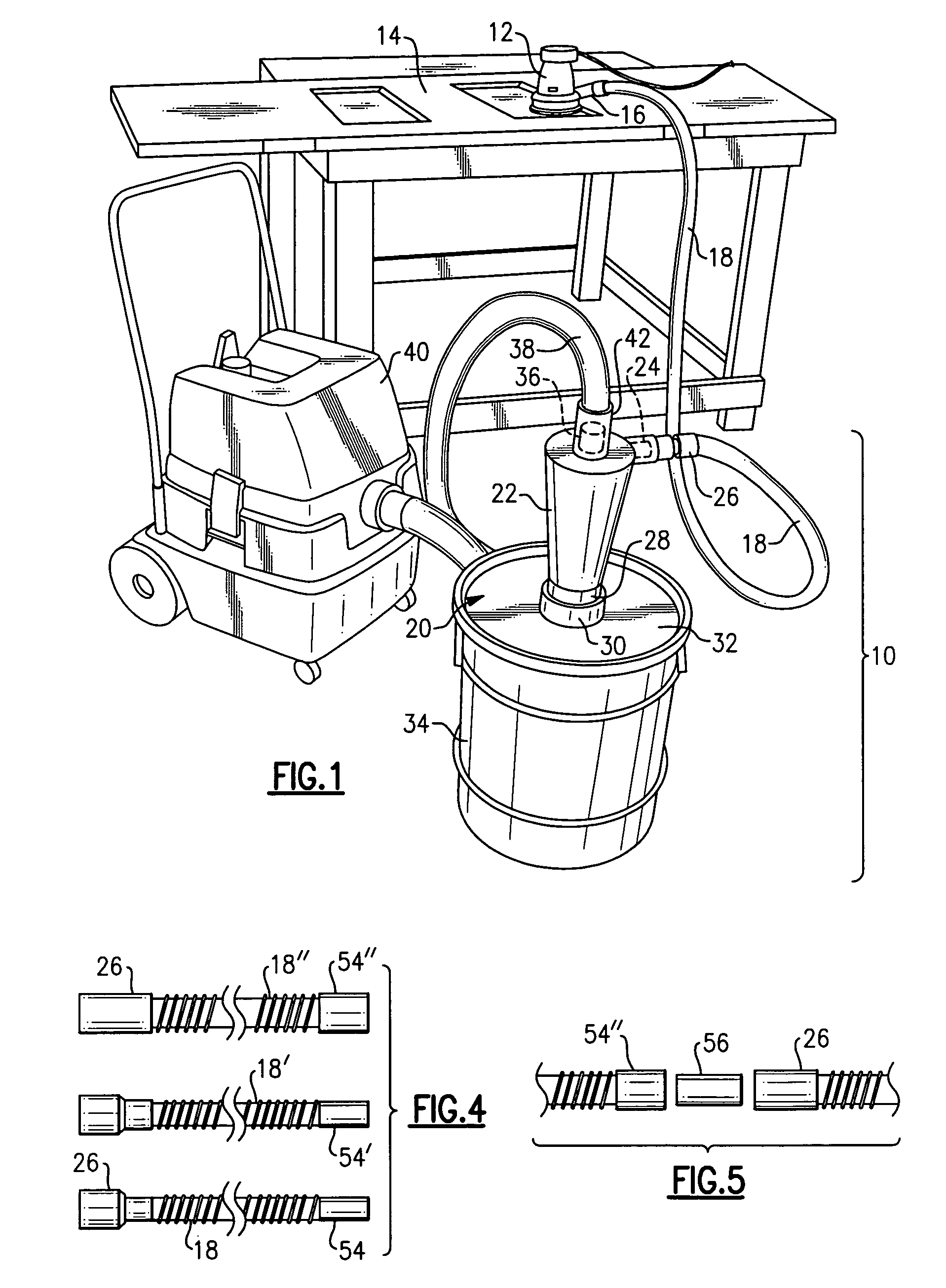 Auxiliary dust collection system