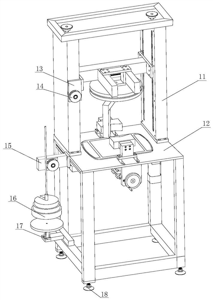 A pressure cooker strength test device