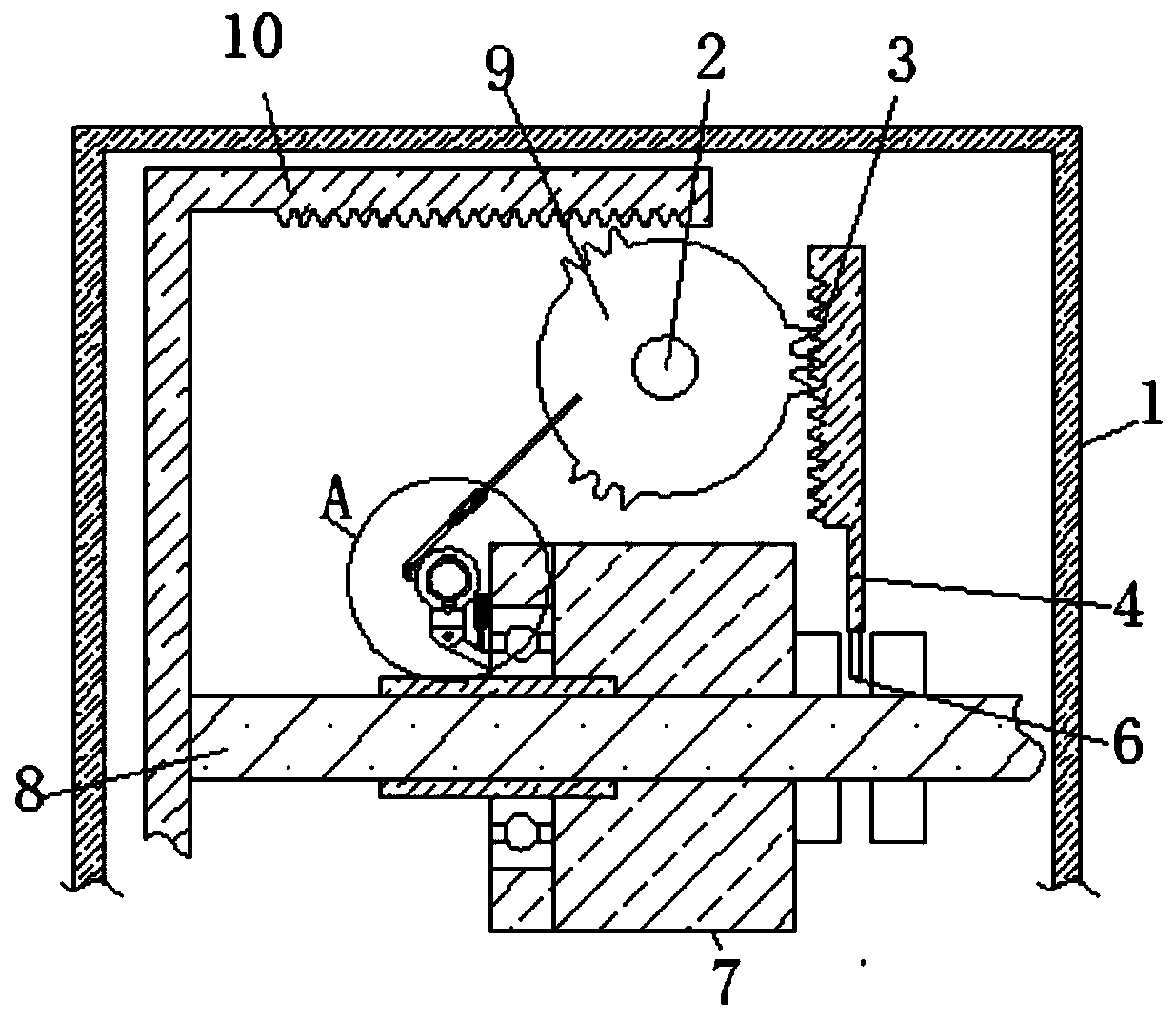 Rhizomatic traditional Chinese medicine slicing device based on clamping slicing technology