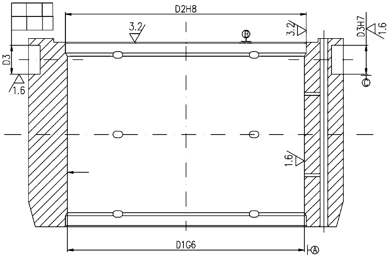 Rolling mill bearing base and manufacturing method thereof