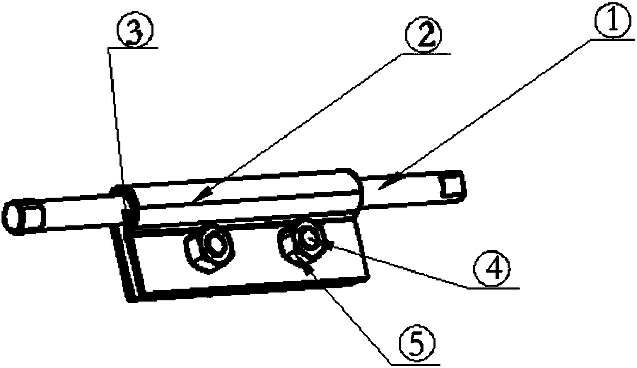 Automobile auxiliary fasia console handrail hinge assembly with hovering function