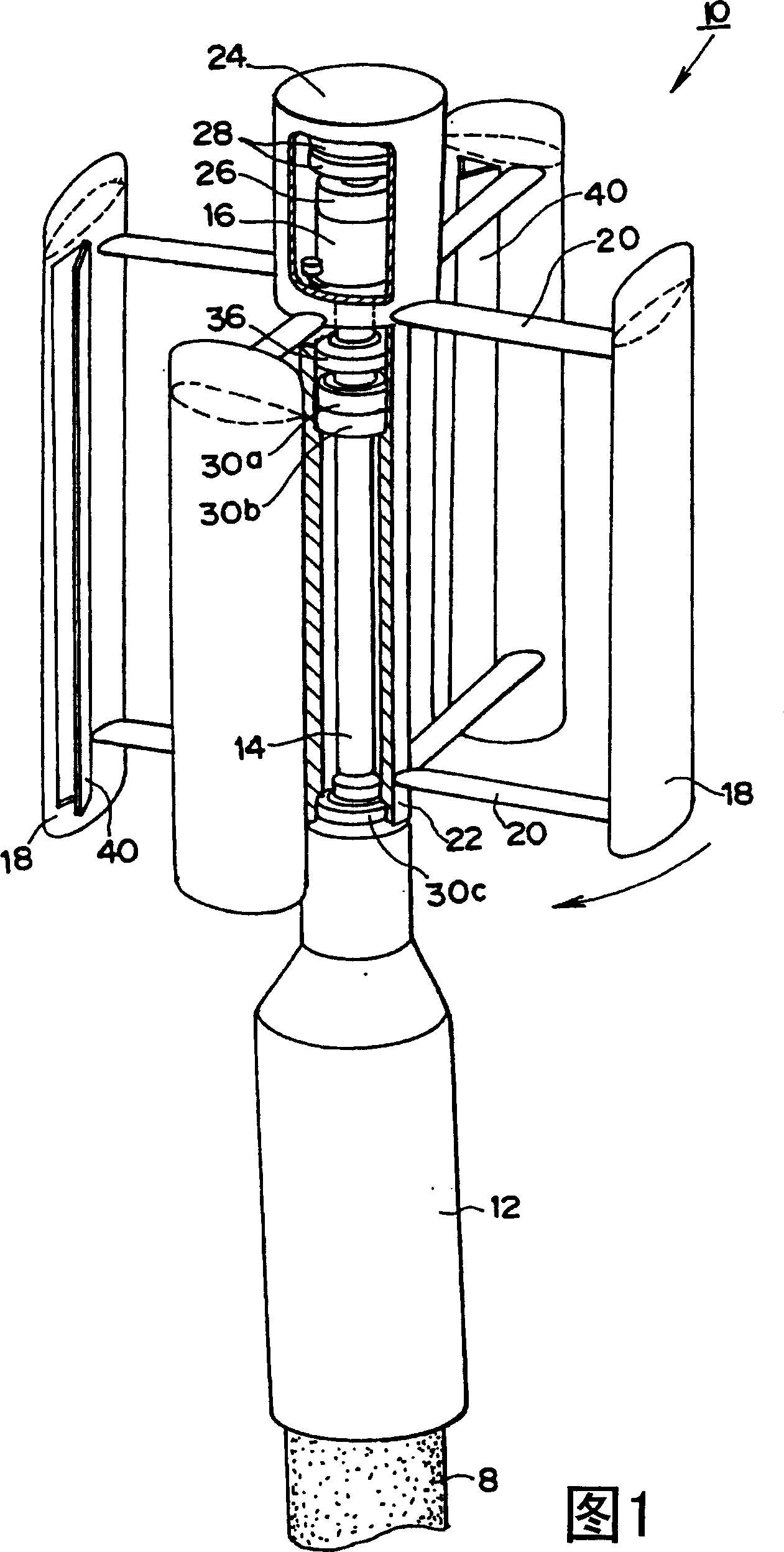 Vertical shaft type windmill and blade for windmill