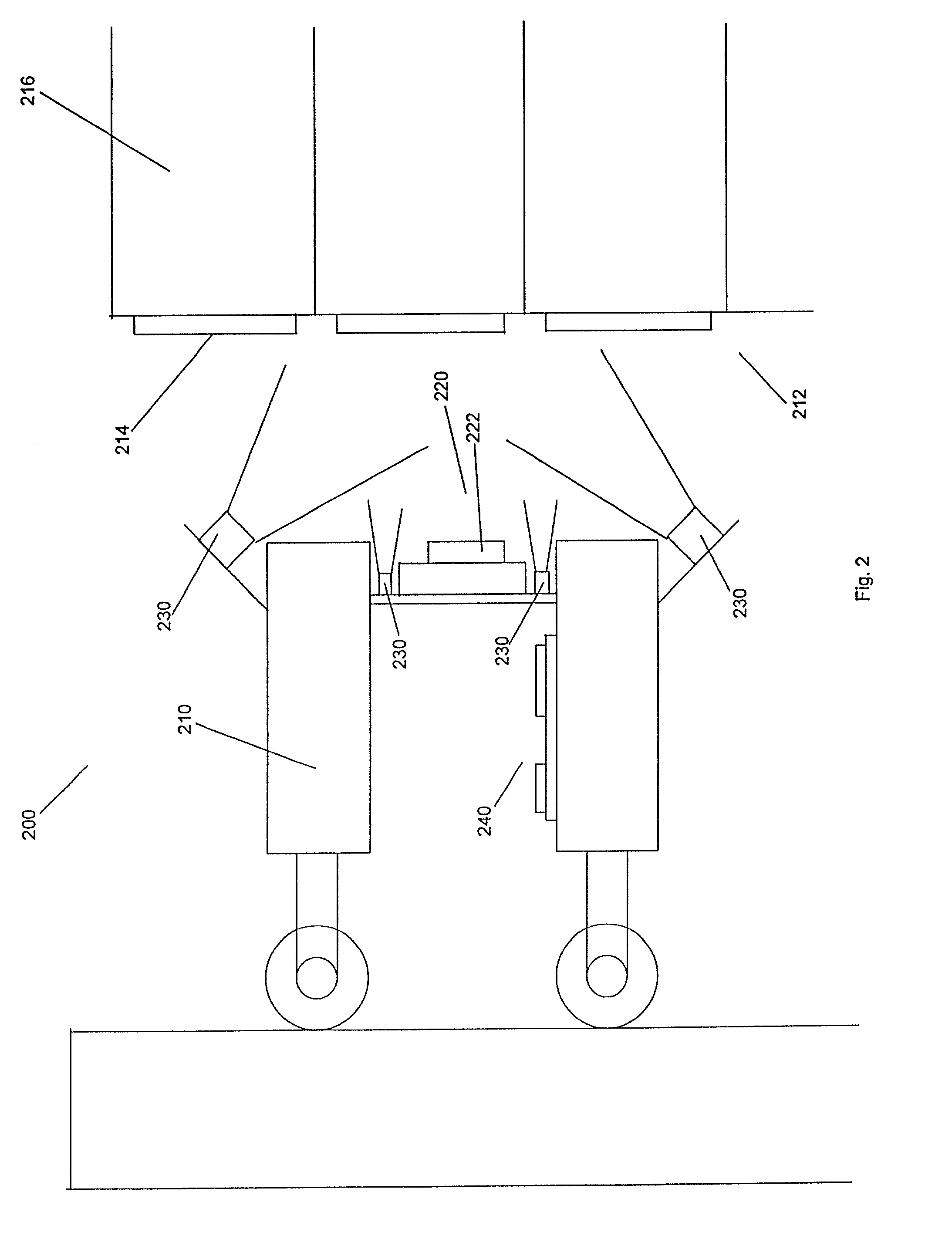 Image based bar-code reading and robotic registration apparatus for use in automated tape library systems