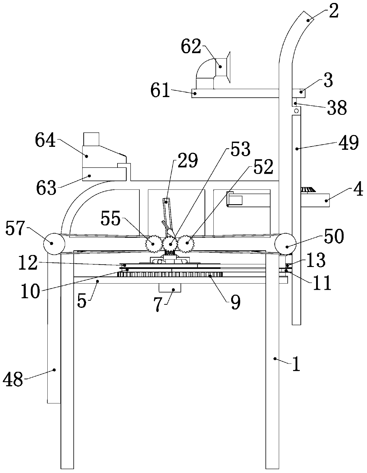 A breathing function training device