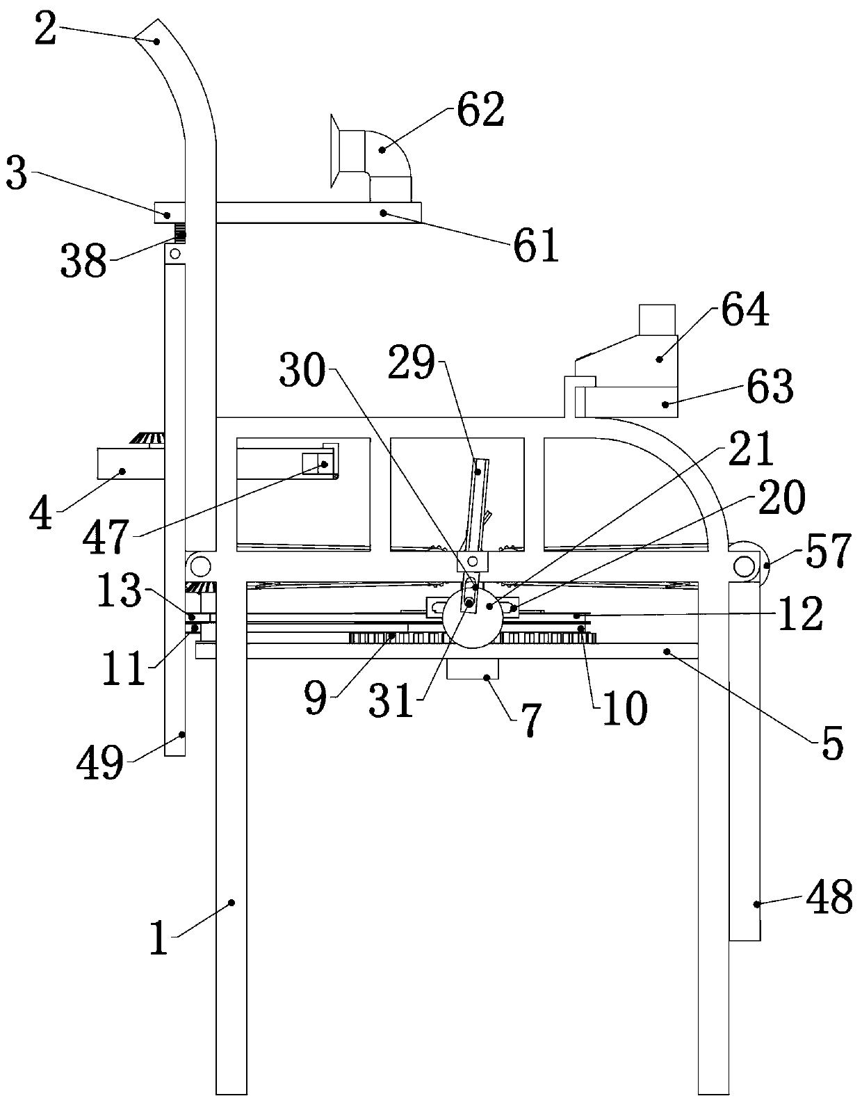 A breathing function training device