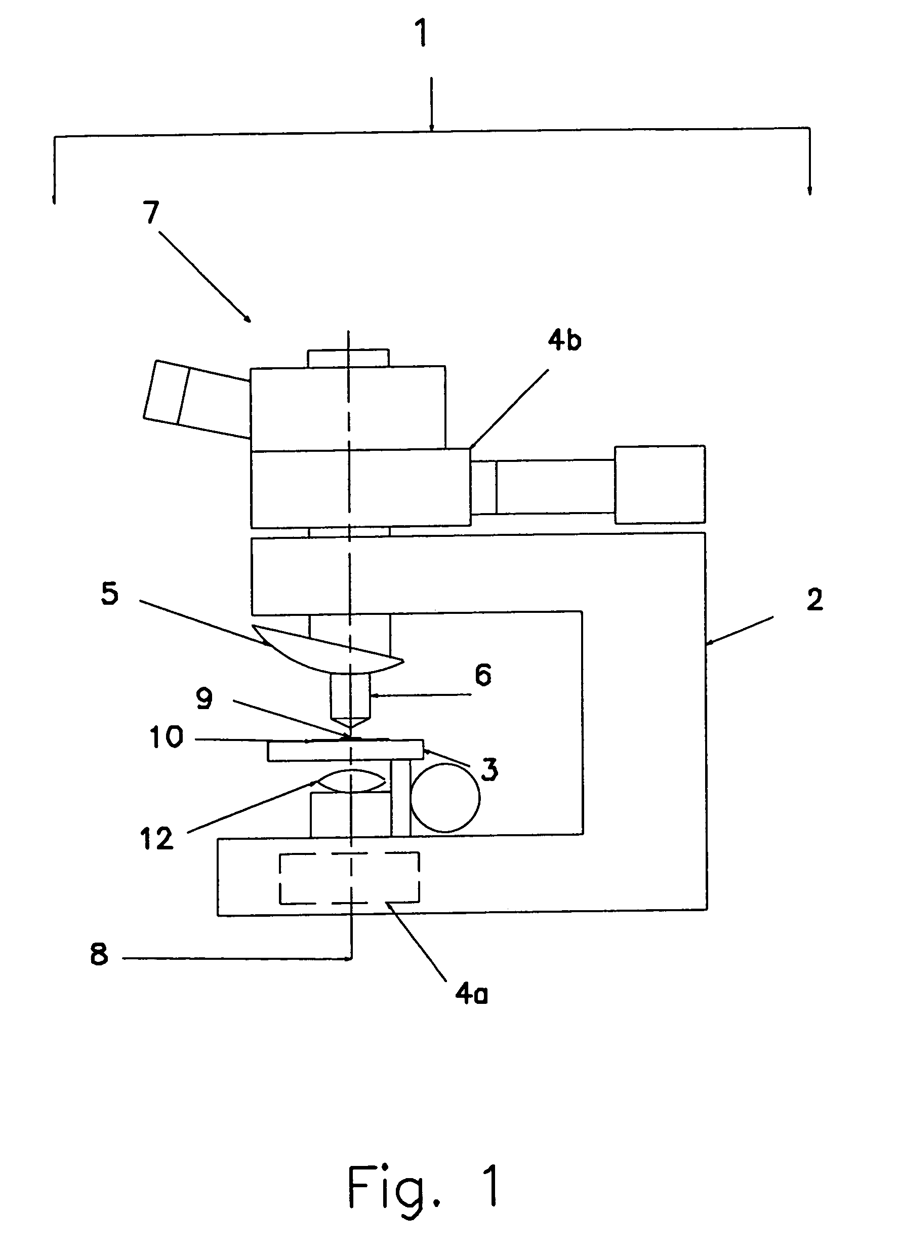 Mid-infrared spectrometer attachment to light microscopes