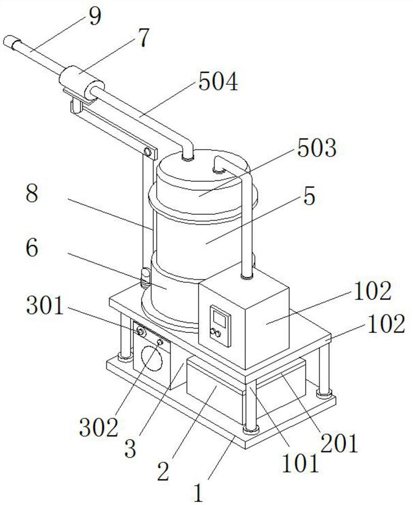 Anti-blocking drainage device for thoracic surgery disease treatment