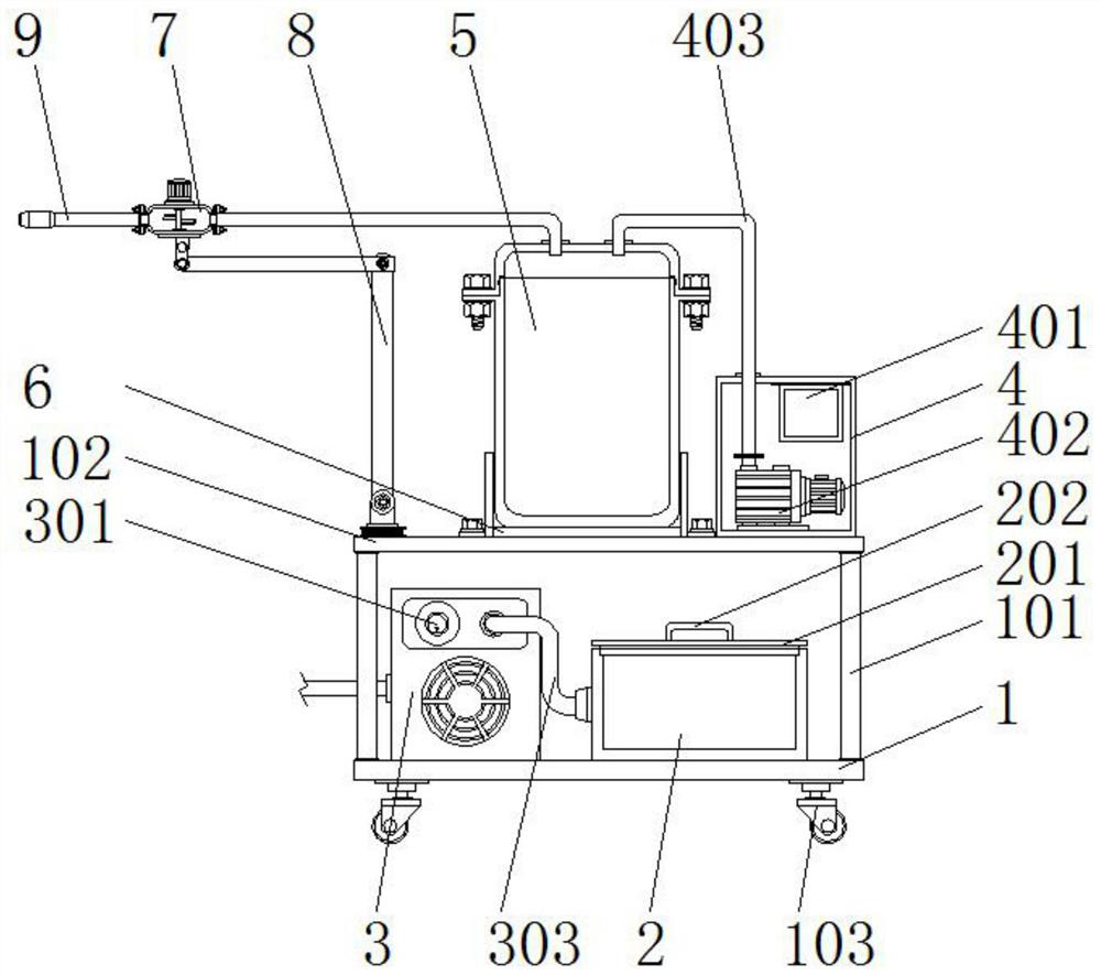 Anti-blocking drainage device for thoracic surgery disease treatment