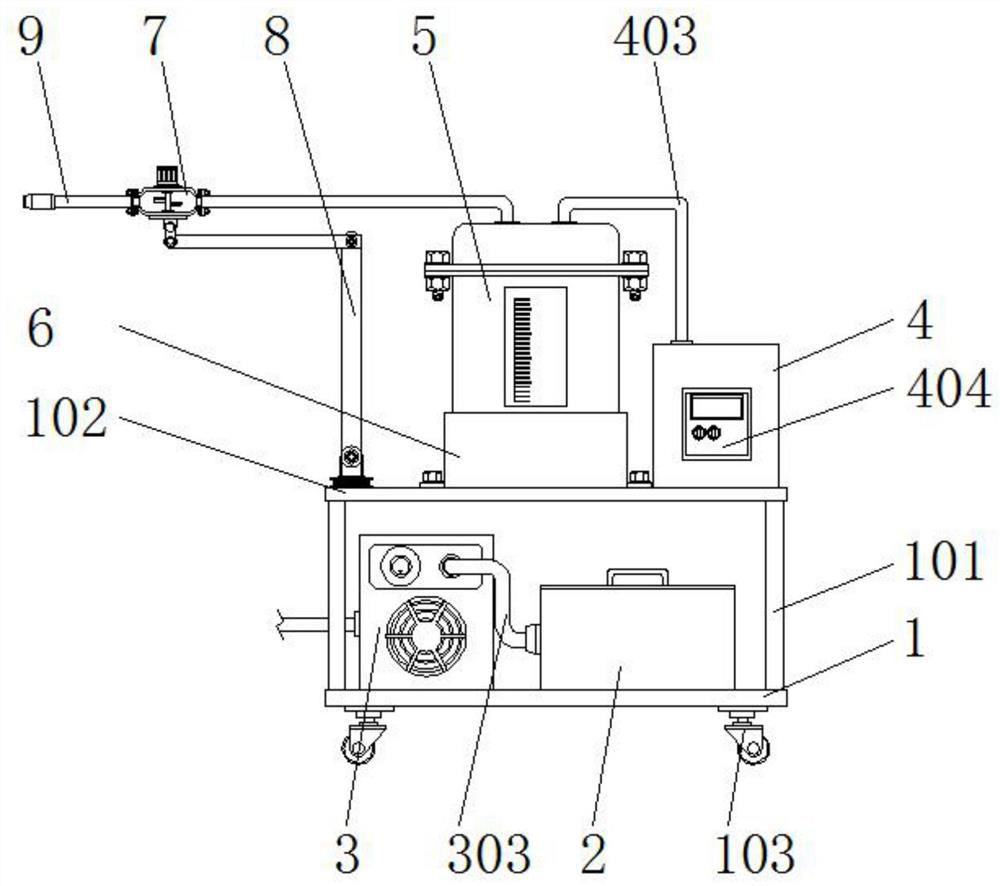 Anti-blocking drainage device for thoracic surgery disease treatment